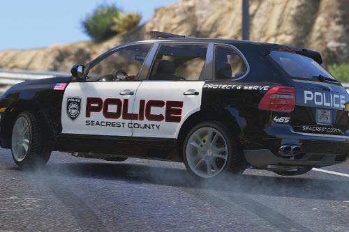 Porsche Cayenne - Need for Speed Hot Pursuit Police + Template